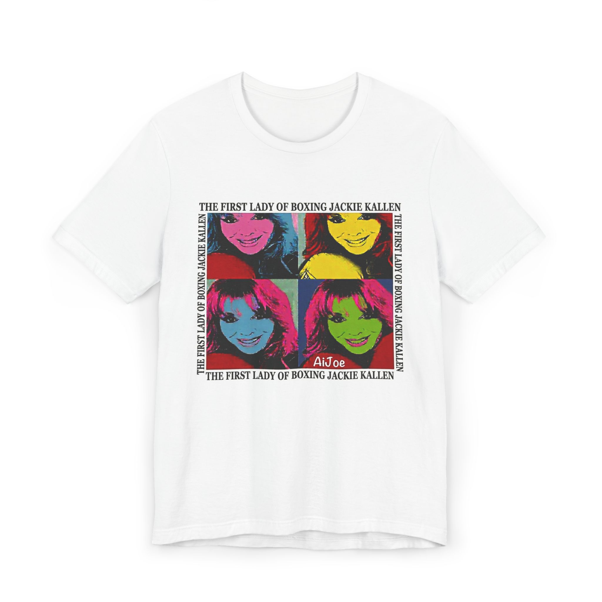 Pop Art 'The First Lady of Boxing Jackie Kallen' T-Shirt