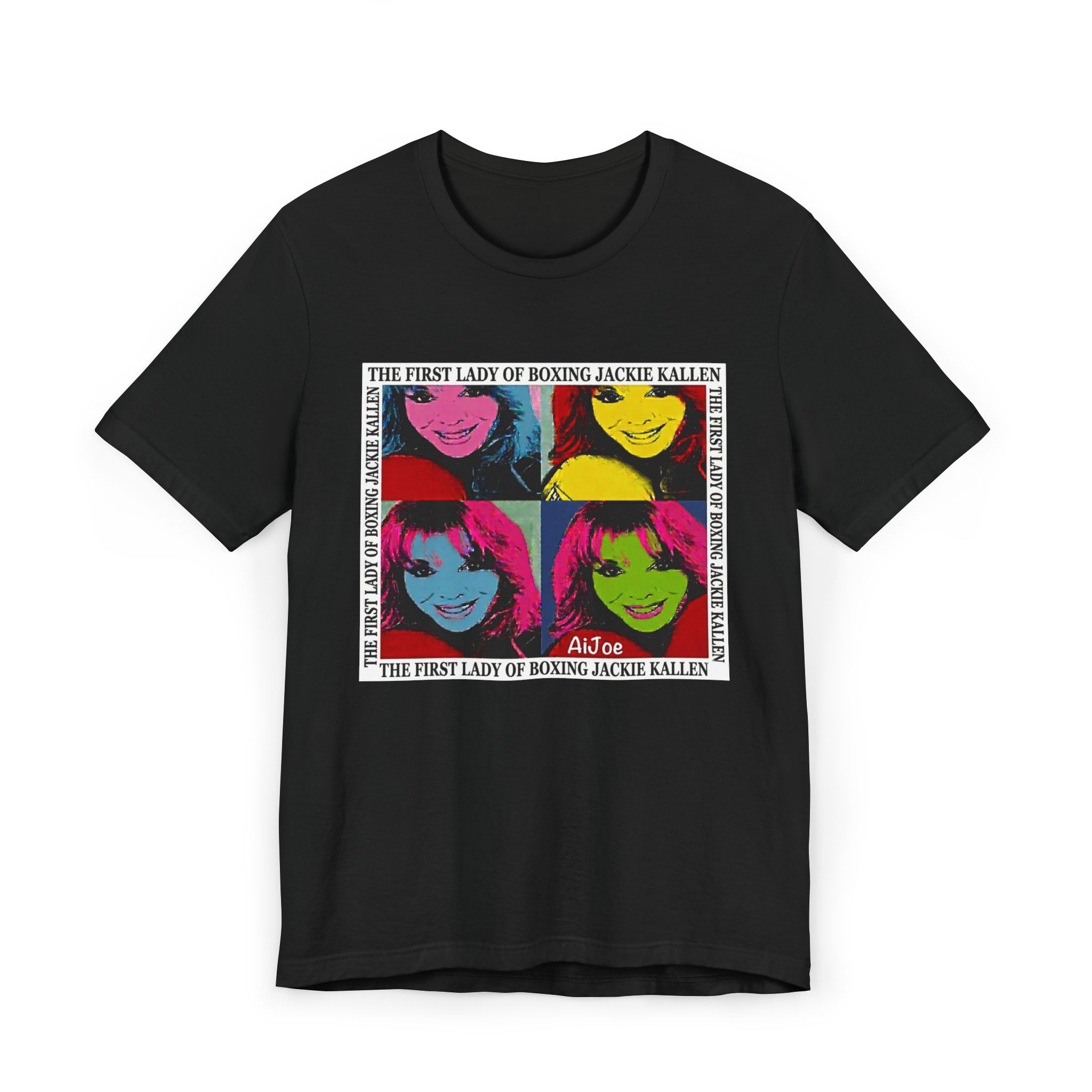 Pop Art 'The First Lady of Boxing Jackie Kallen' T-Shirt