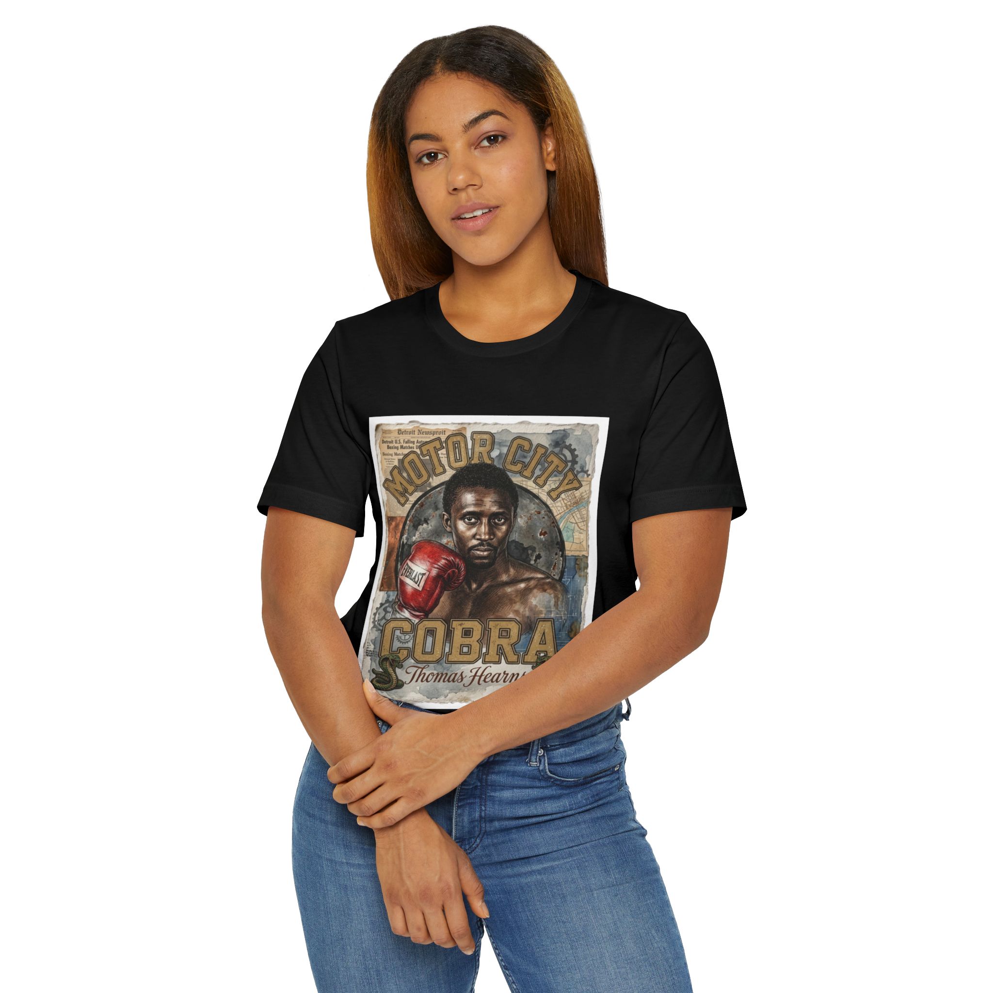 Motor City Cobra Boxing T-Shirt — Thomas Hearns Tribute - Image 4