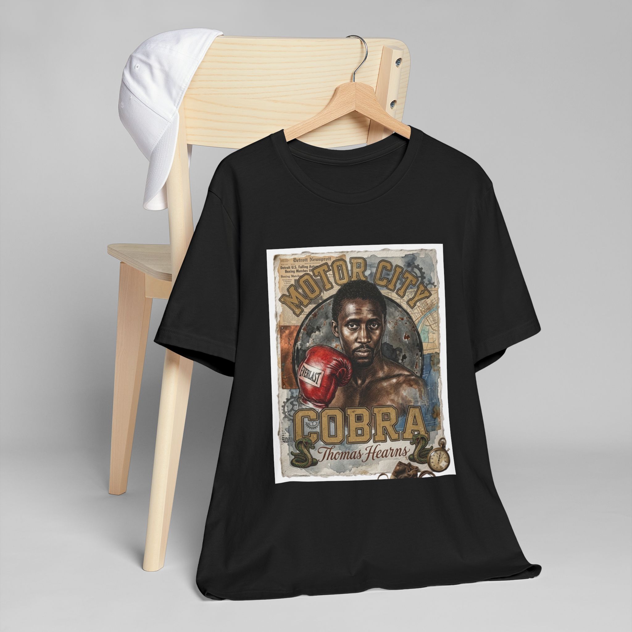 Motor City Cobra Boxing T-Shirt — Thomas Hearns Tribute - Image 3